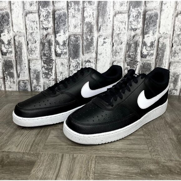 Nike Court Vision Low DH2987-001 Black White Men size 13 - Picture 4 of 9
